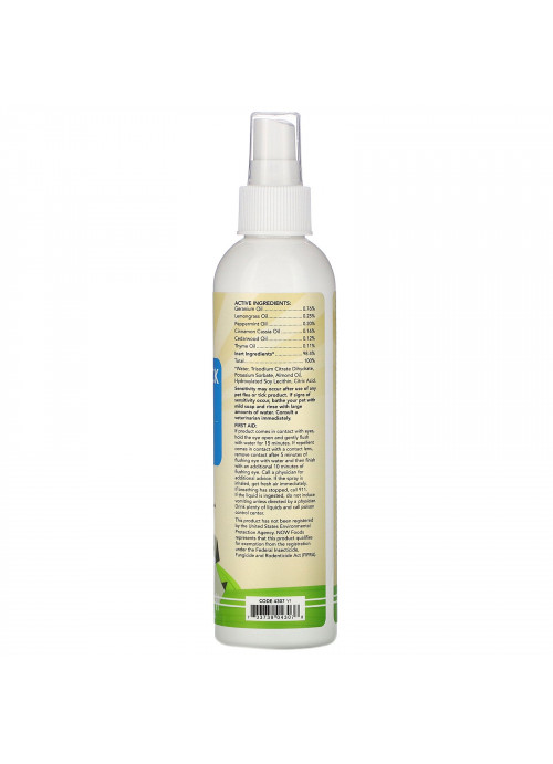 Now Foods, Pets, Flea & Tick Spray for Dogs, 8 fl oz (237 ml)