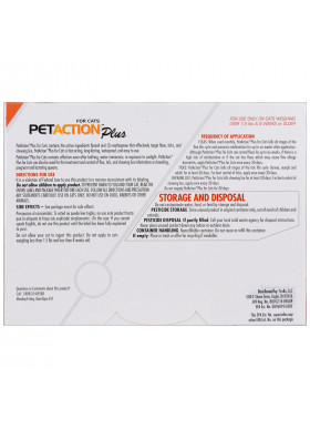 PetAction Plus, For Cats, 3 Doses - 0.017 fl oz Each