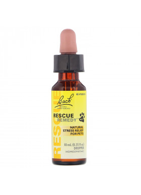 Bach, Original Flower Remedies, Rescue Remedy Pet, Natural Stress Relief, Dropper, Alcohol-Free, 0.35 fl oz (10 ml)