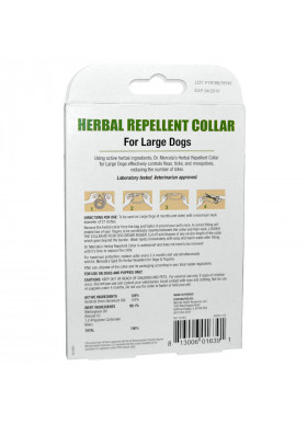 Dr. Mercola, Herbal Repellent Collar for Large Dogs, One Collar, 1.5 oz (42.52 g)