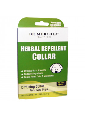 Dr. Mercola, Herbal Repellent Collar for Large Dogs, One Collar, 1.5 oz (42.52 g)