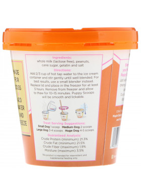 Puppy Cake, Ice Cream Mix For Dogs, Peanut Butter Flavor, 5.25 oz (148.8 g)