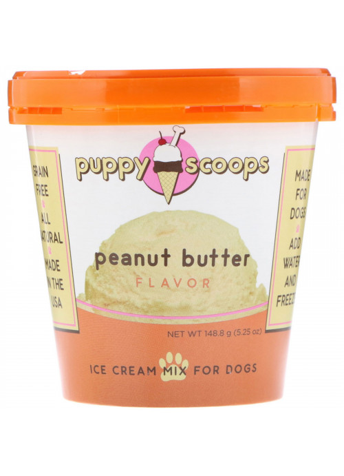 Puppy Cake, Ice Cream Mix For Dogs, Peanut Butter Flavor, 5.25 oz (148.8 g)