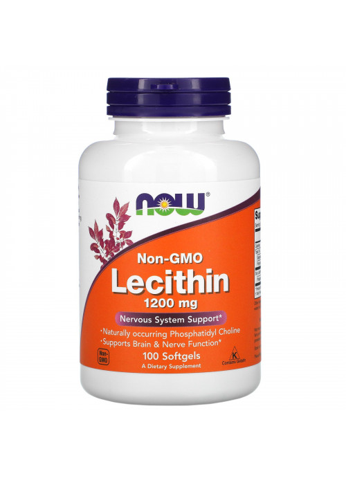 Now Foods, Lecithin, 1200 mg, 100 Softgels