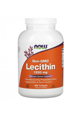 Now Foods, Non-GMO Lecithin, 1,200 mg, 400 Softgels