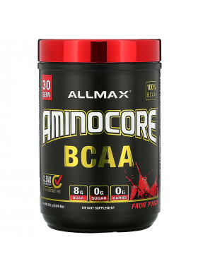 ALLMAX Nutrition, AMINOCORE BCAA, Fruit Punch, 0.69 lbs (315 g)