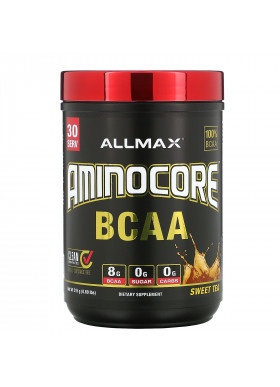 ALLMAX Nutrition, AMINOCORE BCAA, Sweet Tea, 0.69 lbs (315 g)