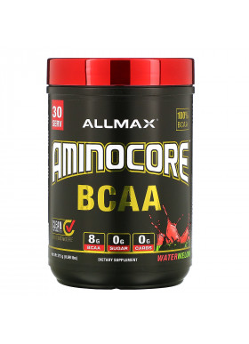 ALLMAX Nutrition, AMINOCORE BCAA, Watermelon, 0.69 lbs (315 g)