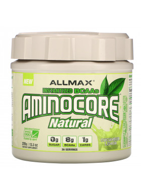 ALLMAX Nutrition, AMINOCORE Natural, Instantized BCAAs, Cucumber Melon, 13.3 oz (378 g)