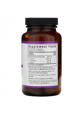 Bluebonnet Nutrition, BCAAs 4:1:1 Ratio, 120 Vegetable Capsules