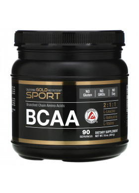 California Gold Nutrition, BCAA Powder, AjiPure®, Branched Chain Amino Acids, 16 oz (454 g)