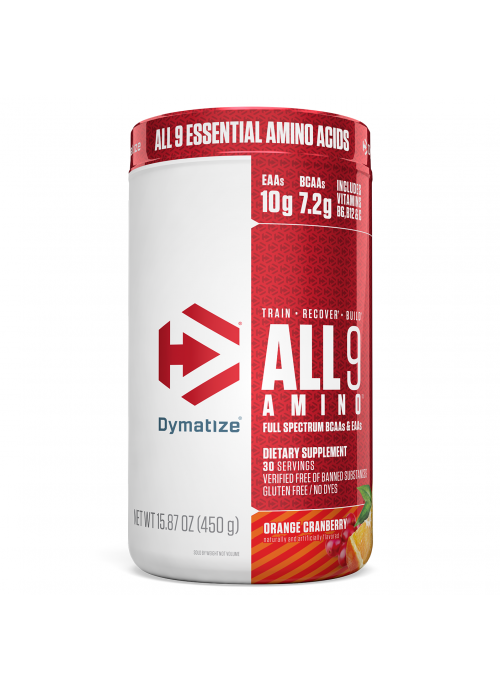 Dymatize Nutrition, ALL9AMINO, Orange Cranberry, 15.87 oz (450 g)
