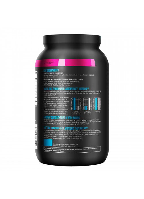 EFX Sports, Karbolyn Fuel, Strawberry, 4.3 lbs (2000 g)