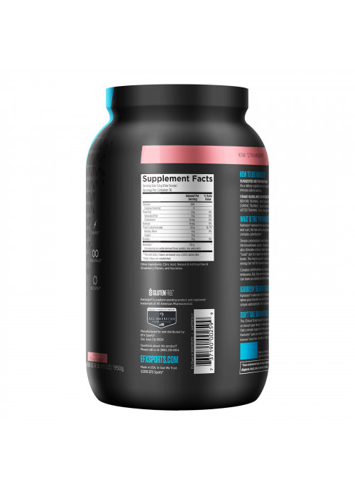 EFX Sports, Karbolyn Fuel, Strawberry Kiwi, 4.3 lbs (1950 g)
