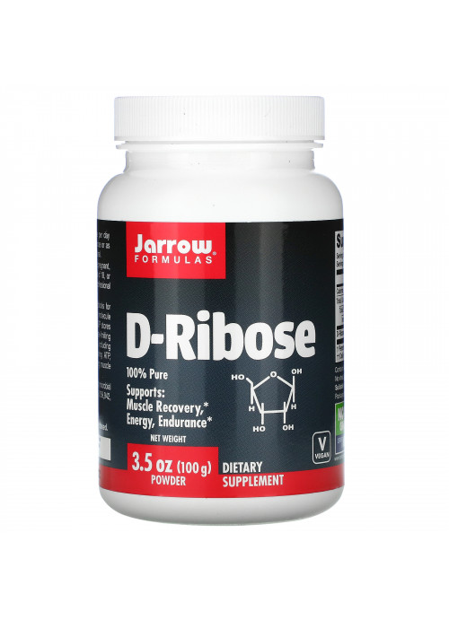 Jarrow Formulas, D-Ribose , 3.5 oz (100 g) Powder