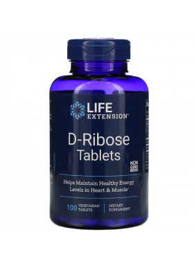 Life Extension, D-Ribose Tablets, 100 Vegetarian Tablets