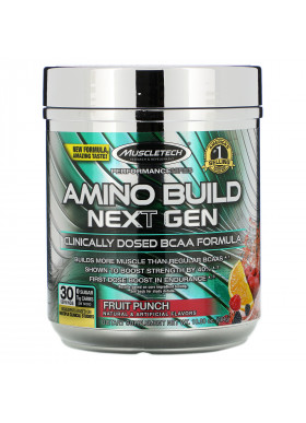 Muscletech, Amino Build Next Gen, Fruit Punch, 10.00 oz (284 g)