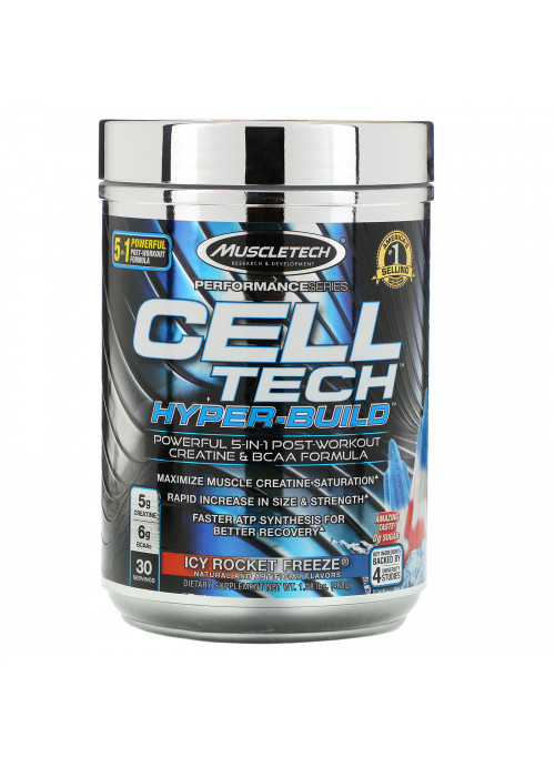 Muscletech, Performance Series, CELL-TECH HYPER-BUILD, Icy Rocket Freeze, 1.08 lbs (488 g)
