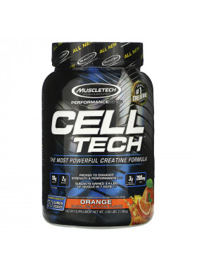 Muscletech, Performance Series, CELL-TECH, The Most Powerful Creatine Formula, Orange, 3.00 lbs (1.36 kg)