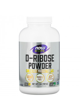 Now Foods, Sports, D-Ribose Powder, 1 lb (454 g)