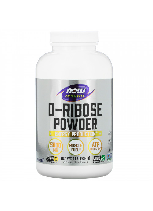 Now Foods, Sports, D-Ribose Powder, 1 lb (454 g)