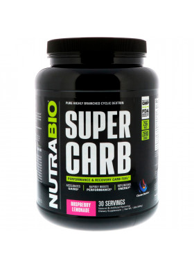 NutraBio Labs, Super Carb, Raspberry Lemonade, 1.8 lb (834 g)