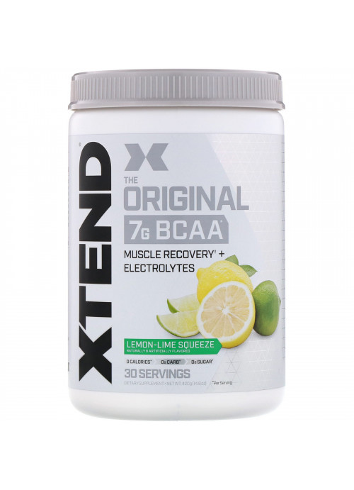 Xtend, The Original 7 G BCAA, Lemon-Lime Squeeze, 14.8 oz (420 g)