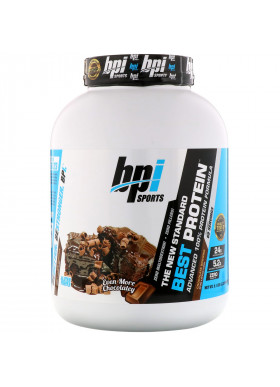 BPI Sports, Best Protein, Advanced 100% Protein Formula, Chocolate Brownie, 5.1 lbs (2,329 g)