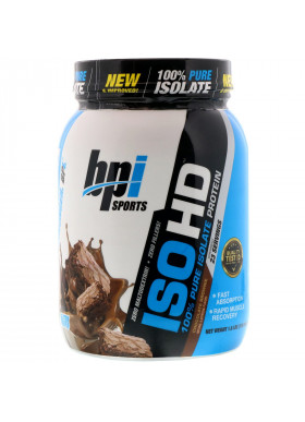 BPI Sports, ISO HD, 100% Pure Isolate Protein, Chocolate Brownie, 1.6 lbs (736 g)