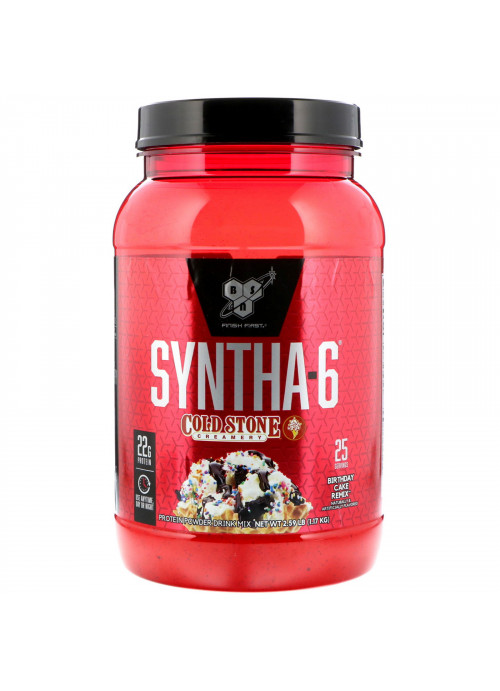 BSN, Syntha-6, Cold Stone Creamery, Birthday Cake Remix, 2.59 lb (1.17 kg)