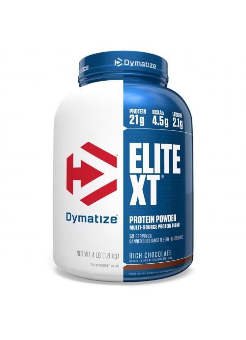Dymatize Nutrition, Elite XT, Protein Powder, Rich Chocolate, 4 lb (1.8 kg)