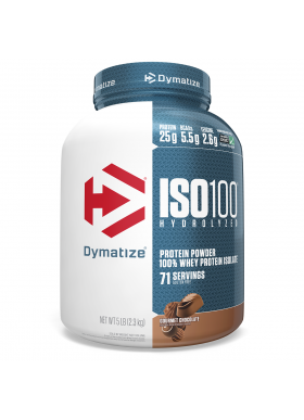 Dymatize Nutrition, ISO100 Hydrolyzed, 100% Whey Protein Isolate, Gourmet Chocolate, 5 lb (2.3 kg)