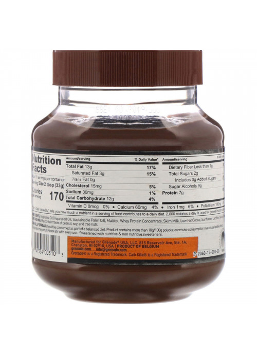 Grenade, Carb Killa Protein Spread, Milk Chocolate, 12.7 oz (360 g)