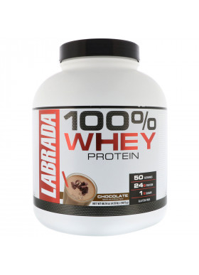 Labrada Nutrition, 100% Whey Protein, Chocolate, 4.13 lbs (1875 g)