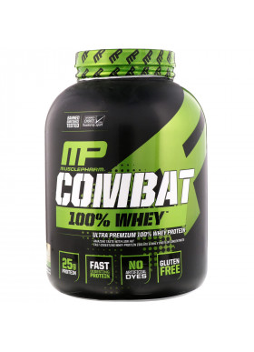 MusclePharm, Combat 100% Whey Protein, Vanilla, 5 lbs (2269 g)