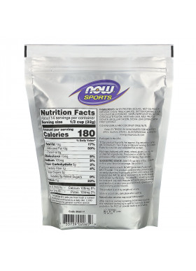 Now Foods, Sports, Keto Protein with MCT Powder, Creamy Chocolate, 1 lb (454 g)