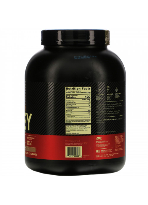 Optimum Nutrition, Gold Standard 100% Whey, Mocha Cappuccino, 5 lb (2.27 kg)
