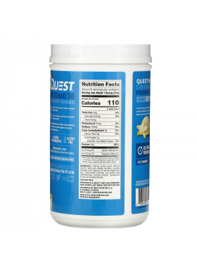 Quest Nutrition, Protein Powder, Vanilla Milkshake, 1.6 lb (726 g)