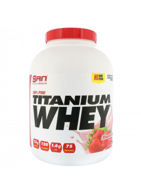SAN Nutrition, 100% Pure Titanium Whey, Strawberry, 5 lb (2273 g)
