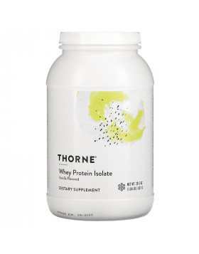 Thorne Research, Whey Protein Isolate, Vanilla, 1.84 lb (837 g)