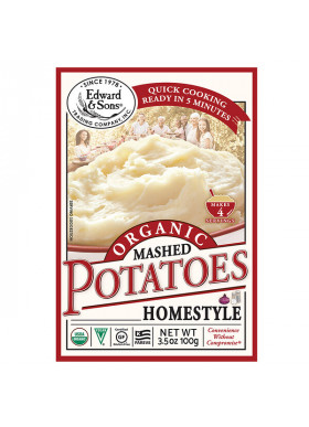 Edward & Sons, Organic Mashed Potatoes, Home Style, 3.5 oz (100 g)