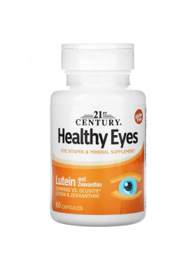 21st Century, Healthy Eyes, Lutein & Zeaxanthin, 60 Capsules