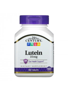 21st Century, Lutein, 10 mg, 60 Tablets