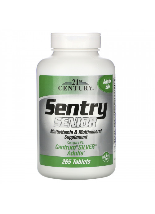 21st Century, Sentry, Multivitamin & Multimineral Supplement, Adults, 265 Tablets