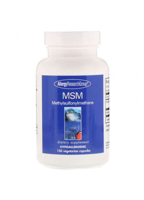 Allergy Research Group, MSM Methylsulfonylmethane, 150 Vegetarian Capsules