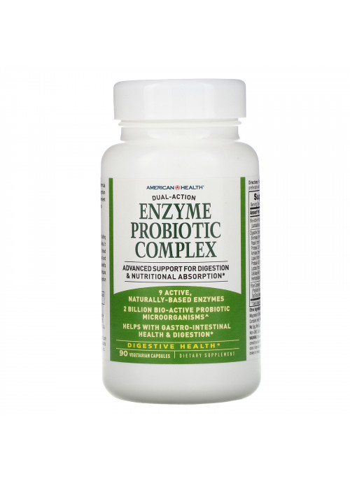 American Health, Enzyme Probiotic Complex, 90 Veggie Caps