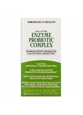 American Health, Enzyme Probiotic Complex, 90 Veggie Caps