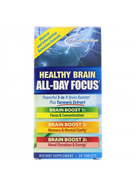 appliednutrition, Healthy Brain All-Day Focus, 50 Tablets