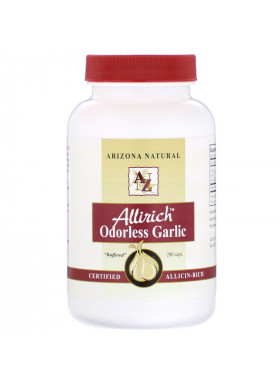 Arizona Natural, Allirich Odorless Garlic, 200 Capsules