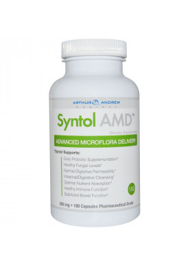 Arthur Andrew Medical, Syntol AMD, Advanced Microflora Delivery, 500 mg, 180 Capsules